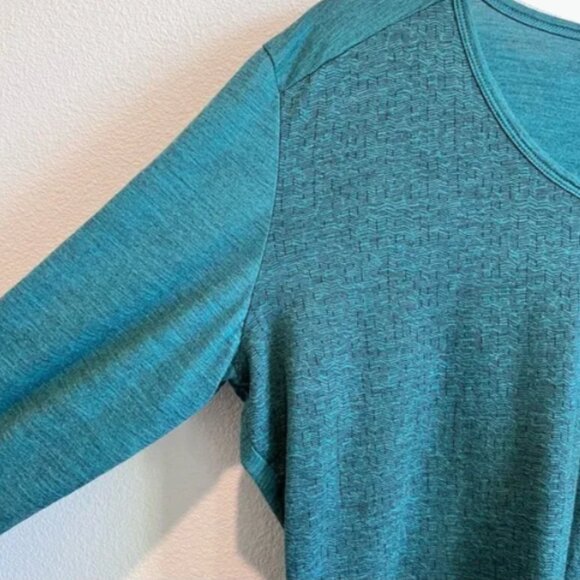 Seg'ments Luxe Womens Long Sleeve V-Neck T-Shirt Top - Picture 3 of 6